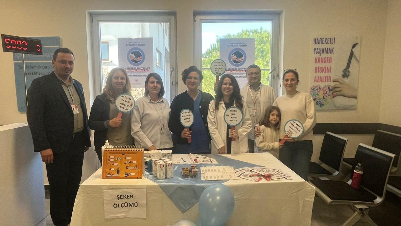 14 Kasım Dünya Diyabet Günü’nde Farkındalık Etkinliği Düzenlendi