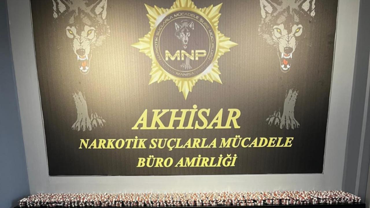 Akhisar’da 28 Bin Sentetik Ecza Ele Geçirildi