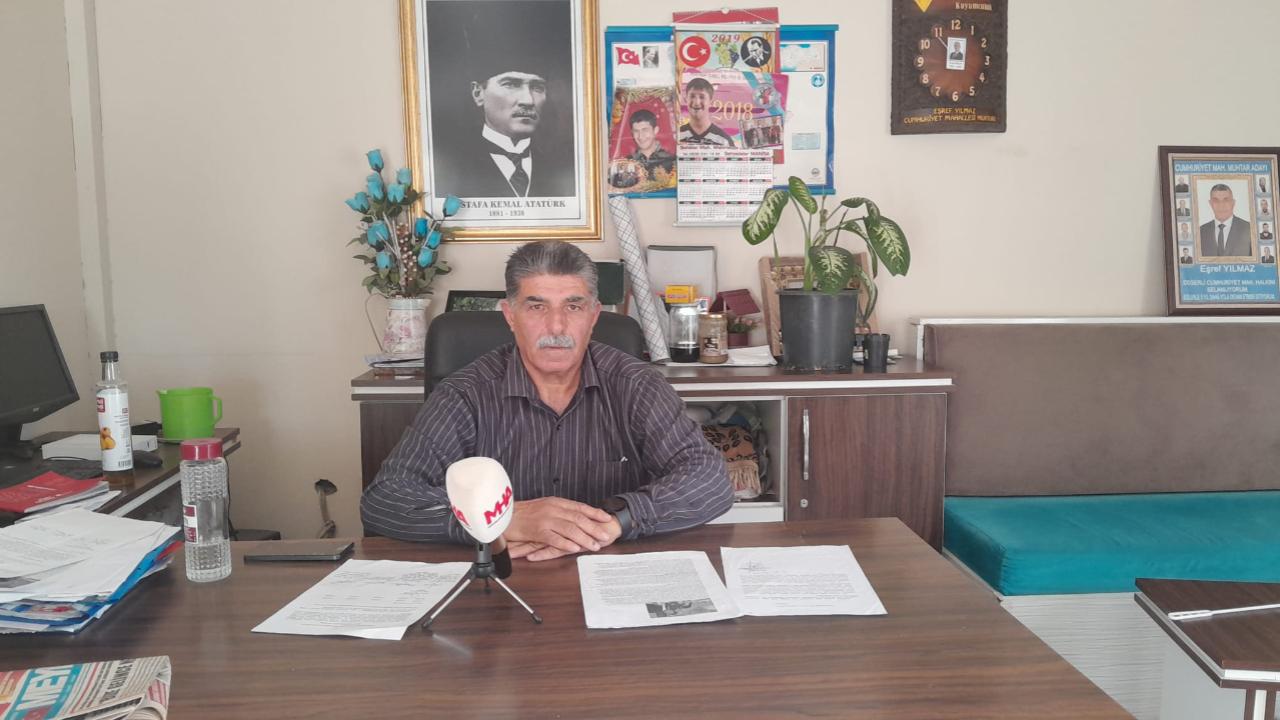 Cumhuriyet Mahallesi Muhtarı Eşref Yılmaz: “20 Yıldır Bitmeyen İmar Sorunu Artık Çözülmeli”