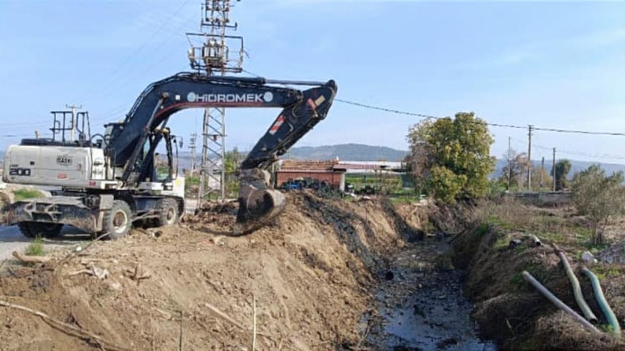 MASKİ’den Gölmarmara’da 3 kilometrelik dere temizliği