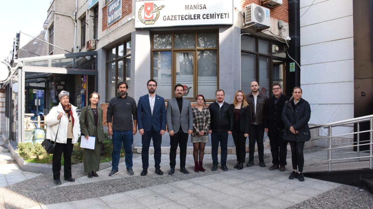 Mimarlar Odası Adayı Teker&#039;den Gazeteciler Cemiyetine Ziyaret