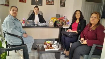 Saadet Partisi’nden Kadın Muhtara Destek Ziyareti