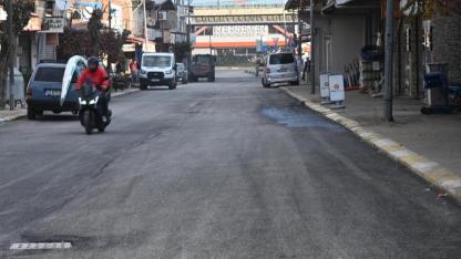 Salihli’de Garaj Caddesi’nde Asfalt Tamamlandı