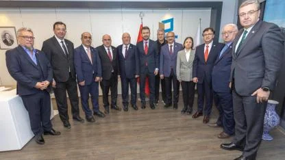 Türkiye Gazeteciler Konfederasyonu’ndan BİK Genel Müdürü Abdülkadir Çay'a ziyaret.