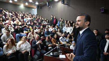 Türkiye Ulusal Ajansı Başkanı İlker Astarcı MCBÜ’de Öğrencilerle Buluştu