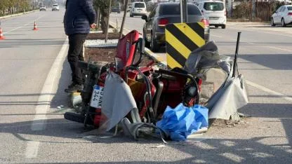 Akhisar’da elektrikli bisiklet kazasında 1 kişi öldü