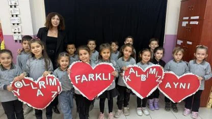 Atatürk İlkokulu’ndan engelliler için farkındalık