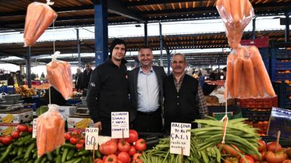 Başkan Ekrem Kayserili’den Çarşamba Pazarı ziyareti