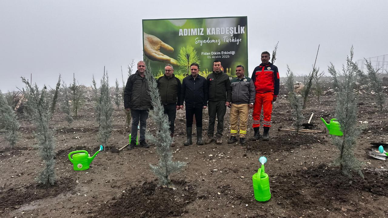 Baybatur’dan orman yangını sonrası 1000 fidan