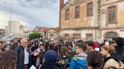 İTÜ Mimarlık Öğrencileri Ayvalık’ta Saha Çalışmasında