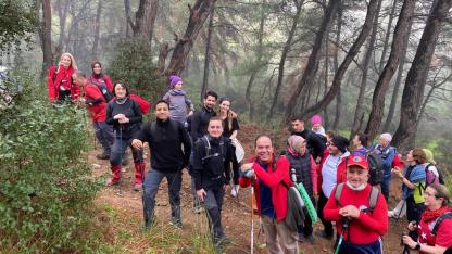 TURBELDAK’tan Balçova Terapi Ormanı’nda doğa yürüyüşü