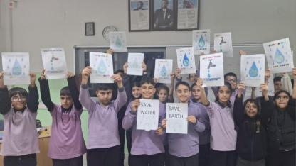 Hafsa Sultan Ortaokulu’ndan Su Seferberliğine Destek