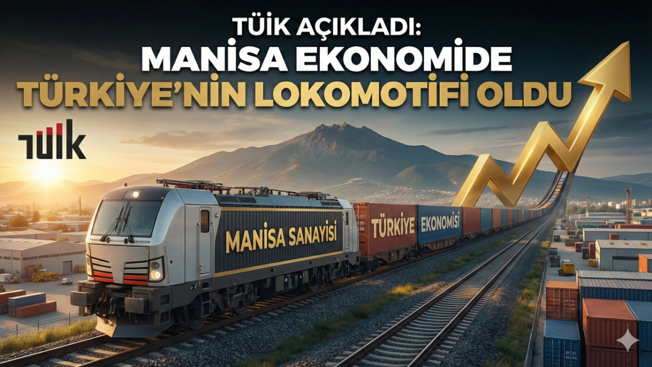 TÜİK Açıkladı: Manisa Ekonomide Türkiye'nin Lokomotifi Oldu