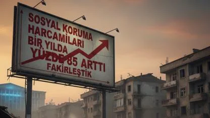 Türkiye'de Sosyal Koruma Harcamaları Bir Yılda Yüzde 85 Arttı
