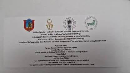 Yunanistan’daki Türklerin Sorunları İzmir’de Masaya Yatırılacak