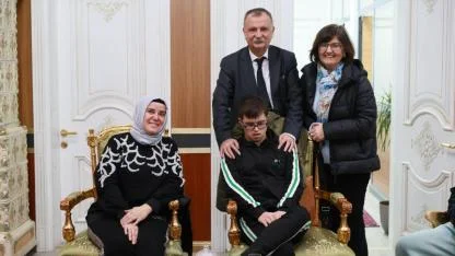 Yunusemre Belediyespor’dan down sendromlu bireylere judo