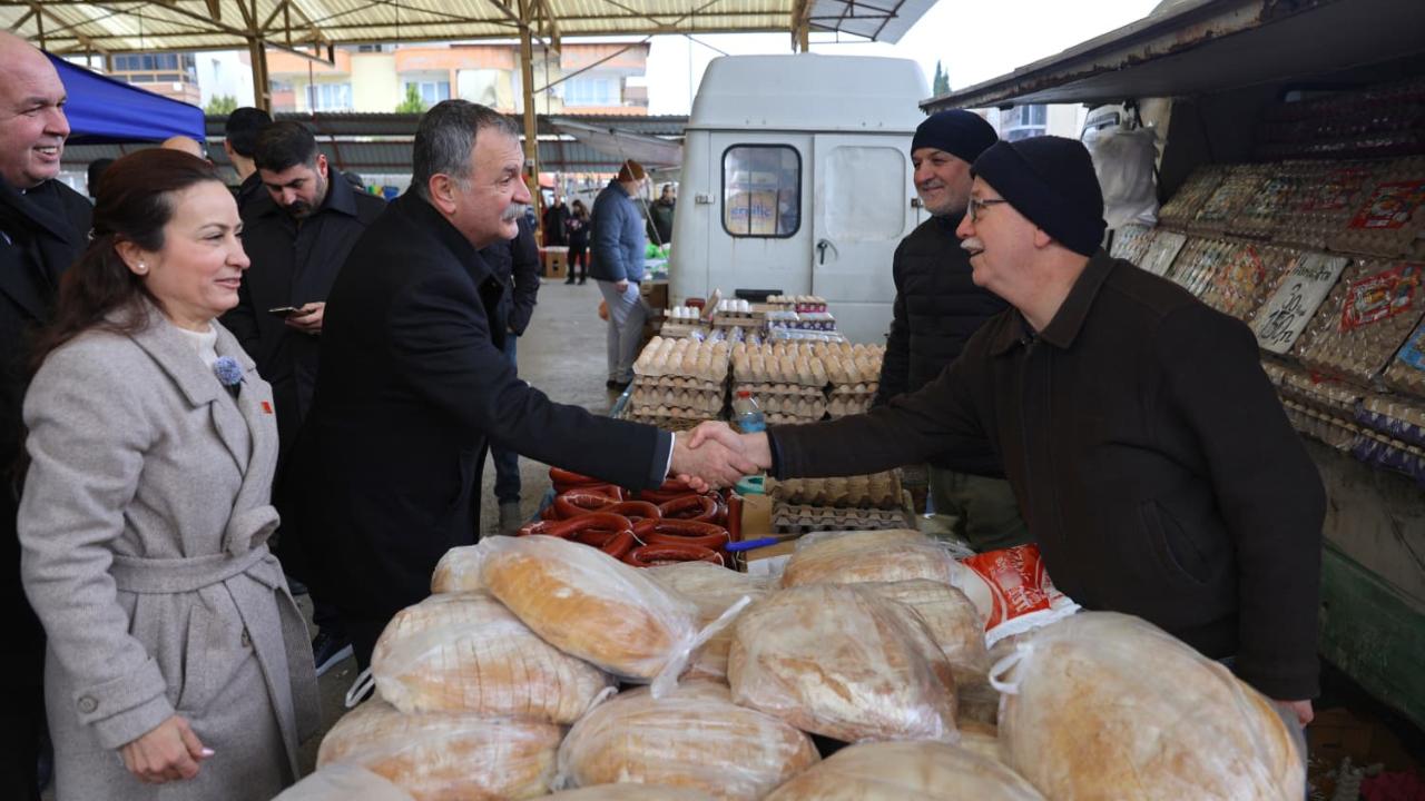 Başkan Balaban’dan Laleli Pazarı’na esnaf ziyareti