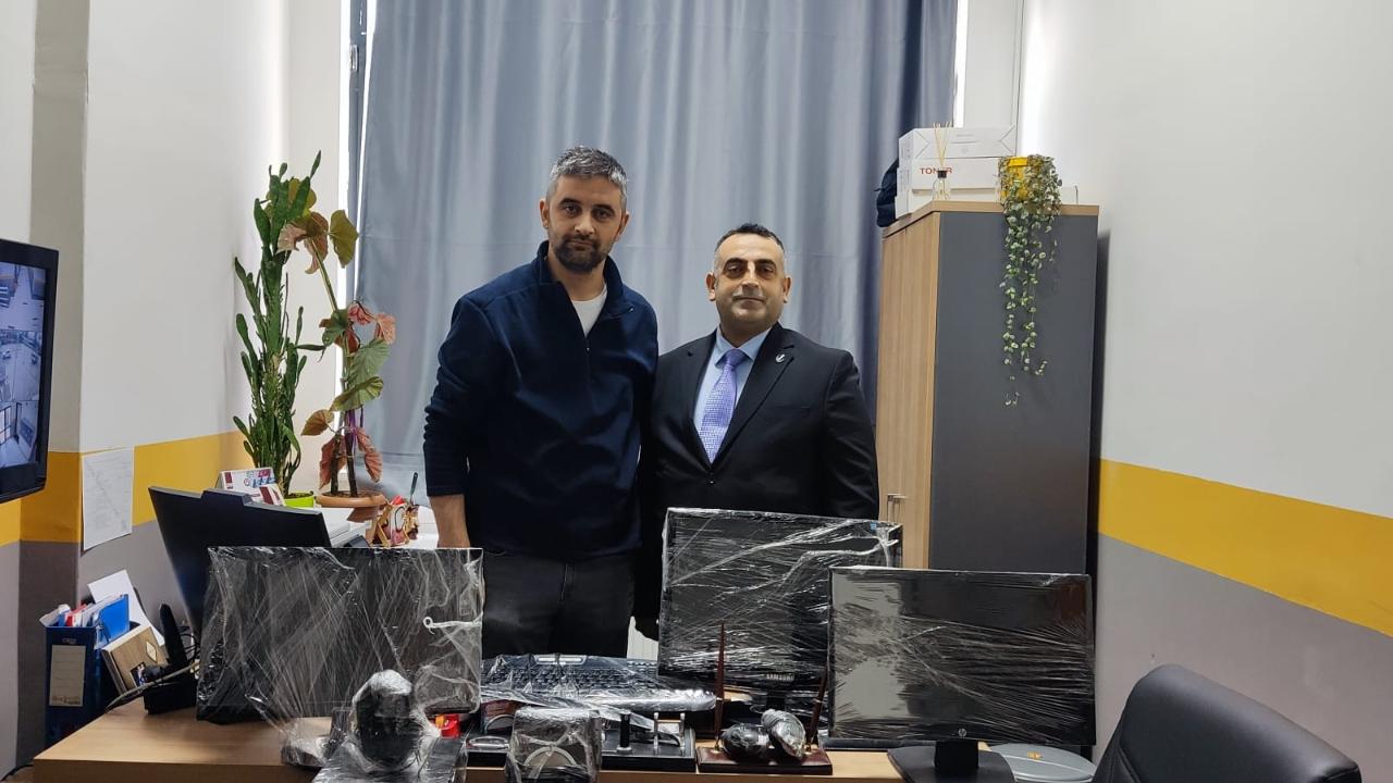 Başkan İbrahim Şahin Mezun Olduğu Okulu Unutmadı