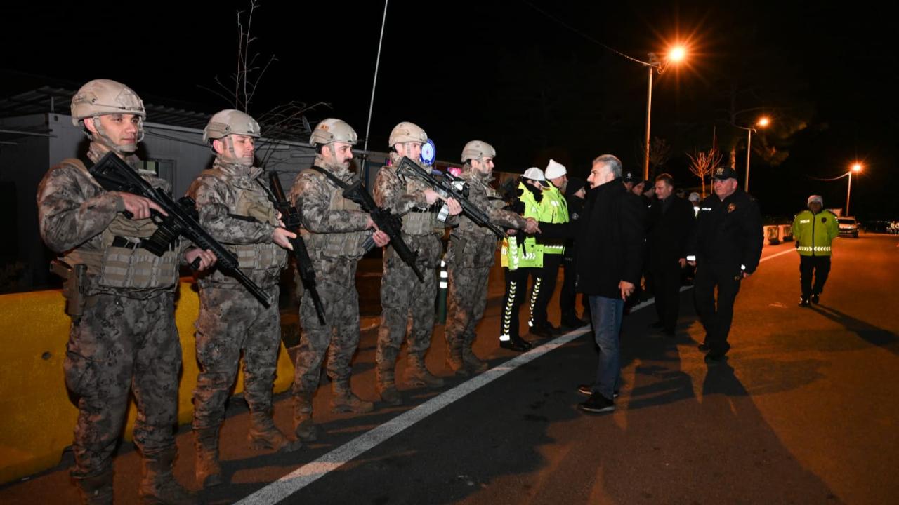 Emniyet Müdürü Aktaş Yeni Yılda Personelini Yalnız Bırakmadı