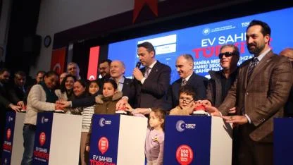 Manisa sosyal konut kura çekiminde 7 bin 459 hak sahibi