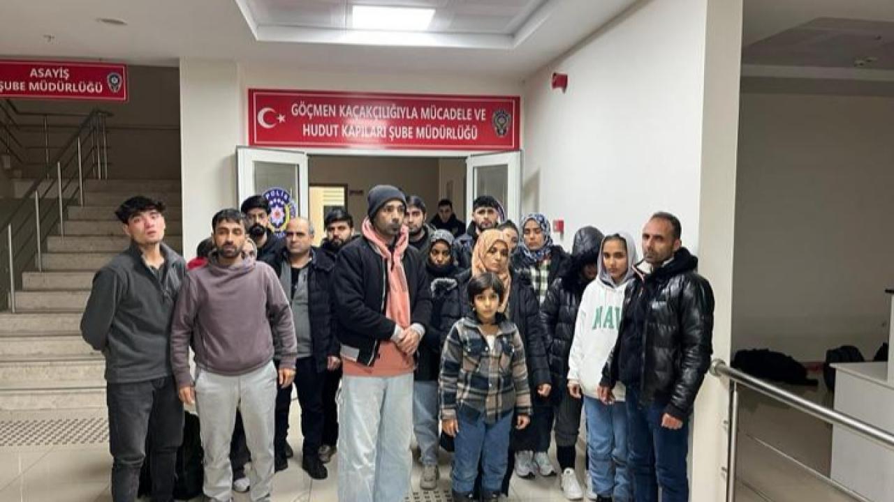 Manisa’da 34 kaçak göçmen İzmir yolunda yakalandı