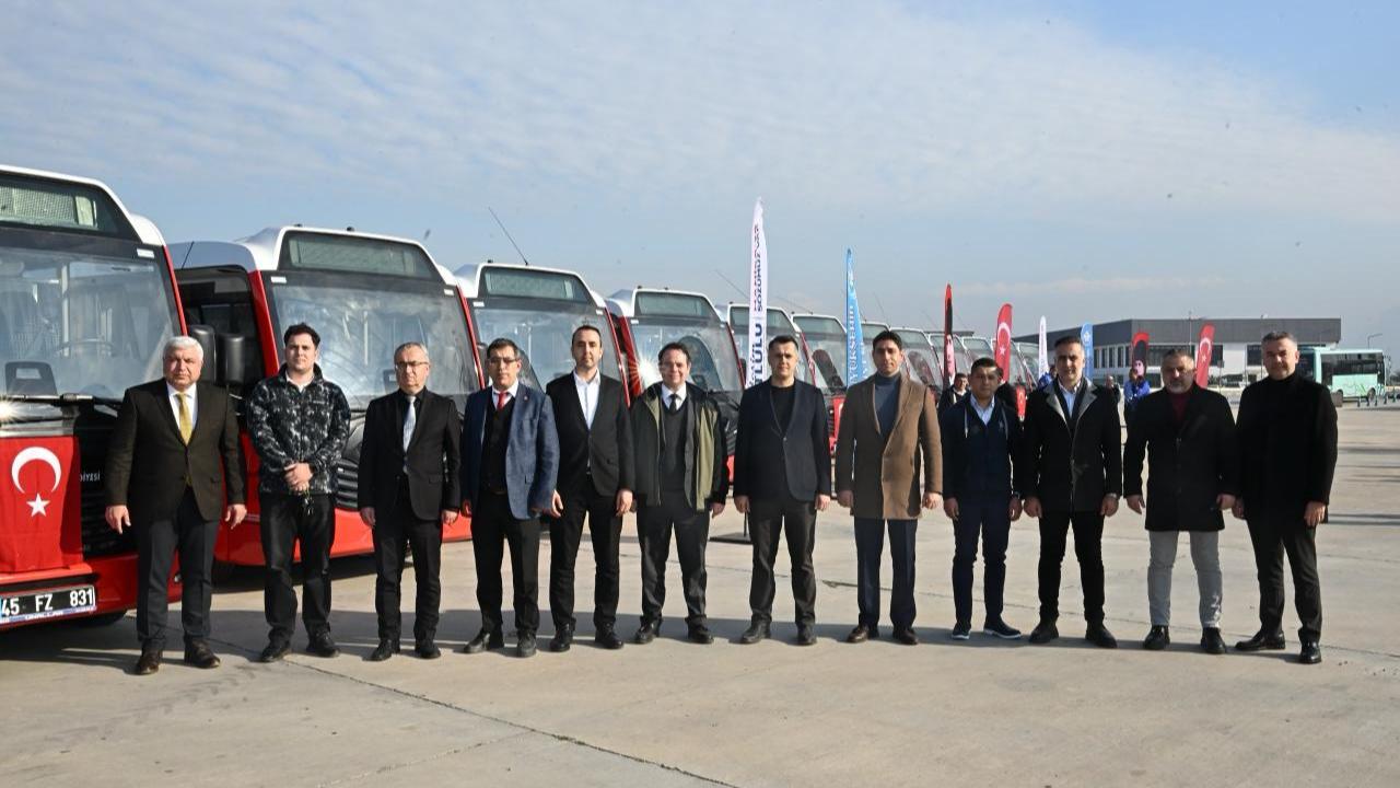 Manisa’da toplu taşımaya 12 yeni araç takviyesi