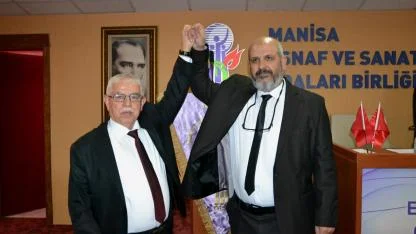 Ahmet Akçın Manisa Ayakkabıcılar Odası’nda güven tazeledi