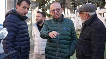 Başkan Çetin Akın talepleri yerinde dinledi