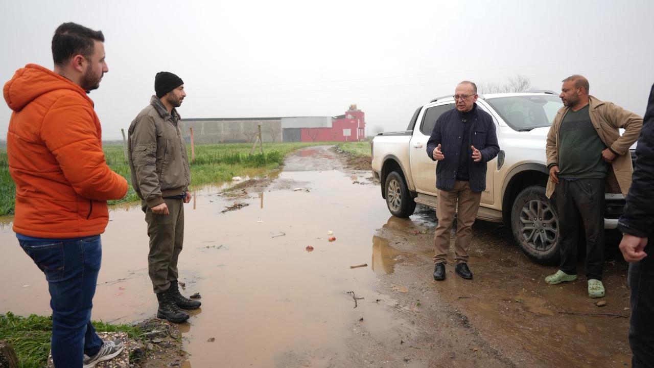 Başkan Çetin Akın’dan Yağış Sonrası Sahada Yoğun Mesai