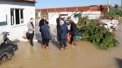 Başkan Şimşek Akpınar Mahallesi’nde İncelemelerde Bulundu