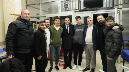 Başkan Şimşek’ten Aşağıçobanisa’da kandil buluşması