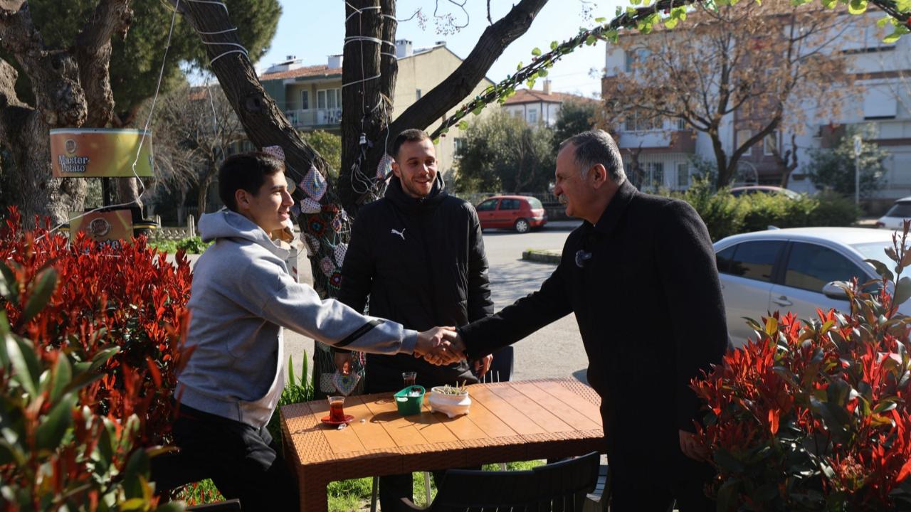 Başkan Balaban Mesir Mahallesi Esnafıyla Buluştu