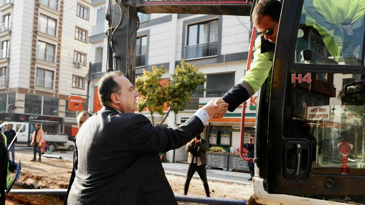 Başkan Dutlulu 22 Milyon TL’lik Altyapı Çalışmalarını İnceledi