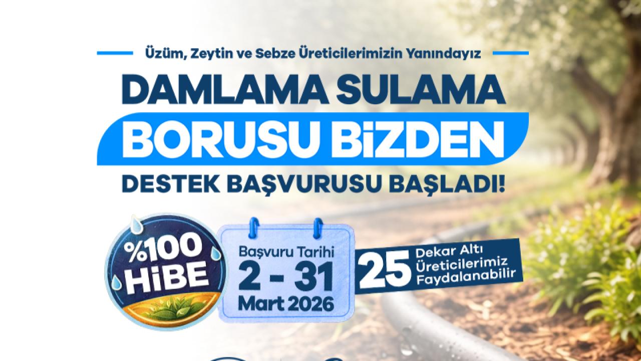 Büyükşehir’den Üreticilere Yüzde 100 Hibe Desteği
