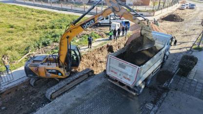 Güzelyurt’ta kanalizasyon hattı yenileniyor