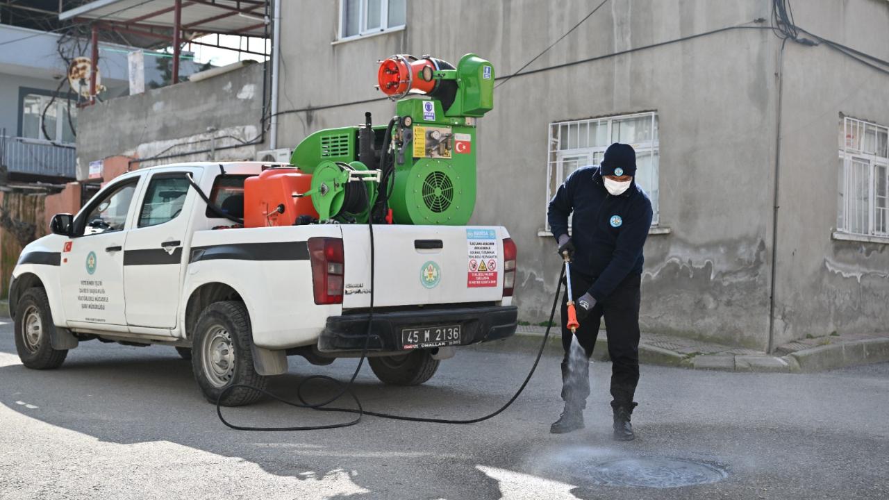 Manisa Büyükşehir Belediyesi’nden Vektörle Mücadelede Yoğun Mesai