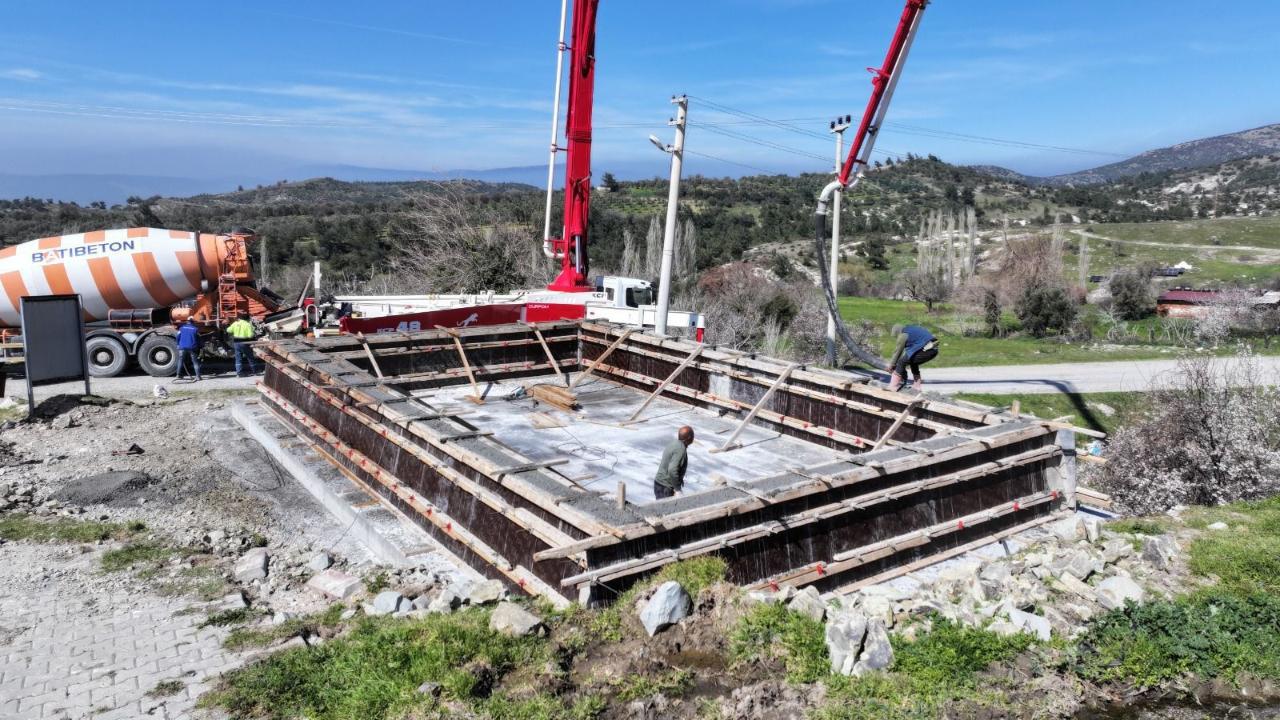 Manisa’da Üreticiye Modern Sulama Havuzu Desteği