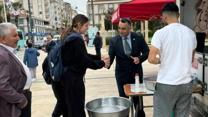 Şehzadeler’de polis teşkilatı için lokma hayrı