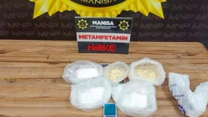 Manisa’da 2 Kiloya Yakın Metamfetamin Ele Geçirildi