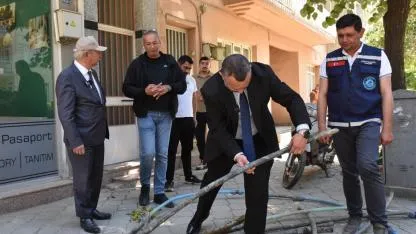Salihli’de İçme Suyu Hatları Yenileniyor