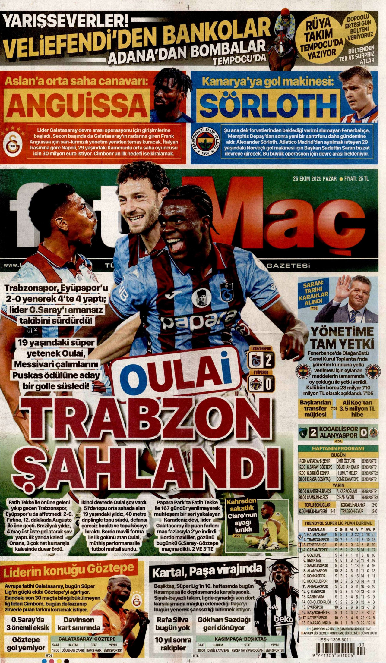 FOTOMAÇ Gazete Manşeti