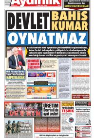 AYDINLIK GAZETESİ Gazete Manşeti