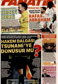 FANATİK Gazete Manşeti