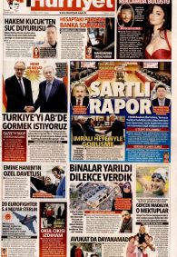HÜRRİYET Gazete Manşeti
