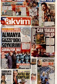 TAKVİM Gazete Manşeti
