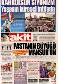 Yeni Akit Gazetesi Gazete Manşeti