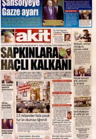 YENİ AKİT Gazete Manşeti