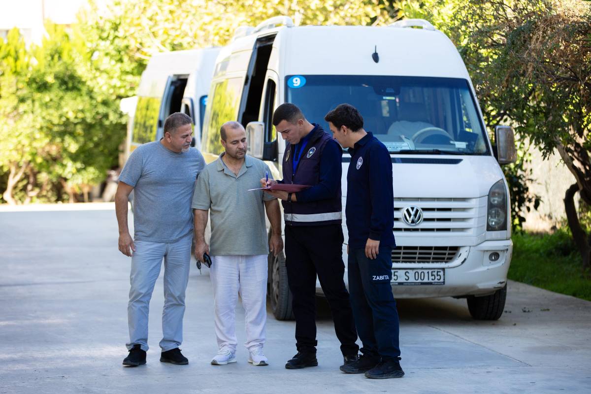 Narlıdere’de okul servislerine sıkı denetim