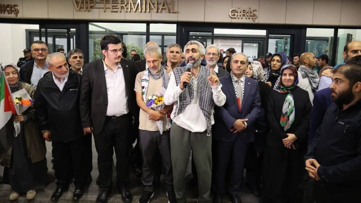 Küresel Sumud Filosu Aktivistleri Türkiye’ye Döndü