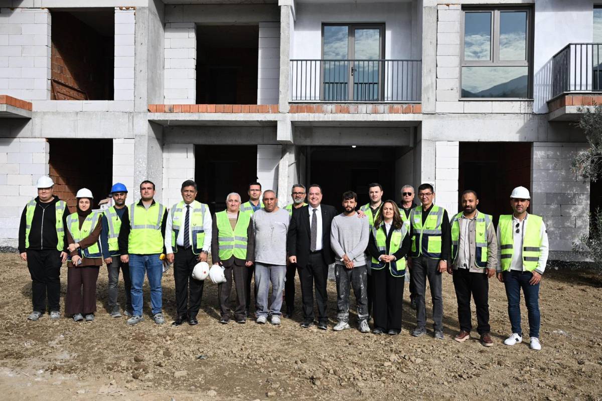 Başkan Dutlulu, Spilkent Konut Projesinde Son Durumu Yerinde İnceledi